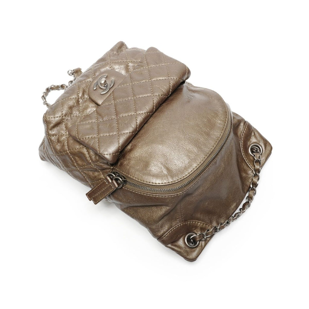 Chanel Backpack Lambskin Quilted Sac — view 8