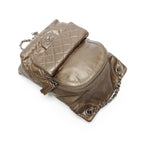 Chanel Backpack Lambskin Quilted Sac — view 8