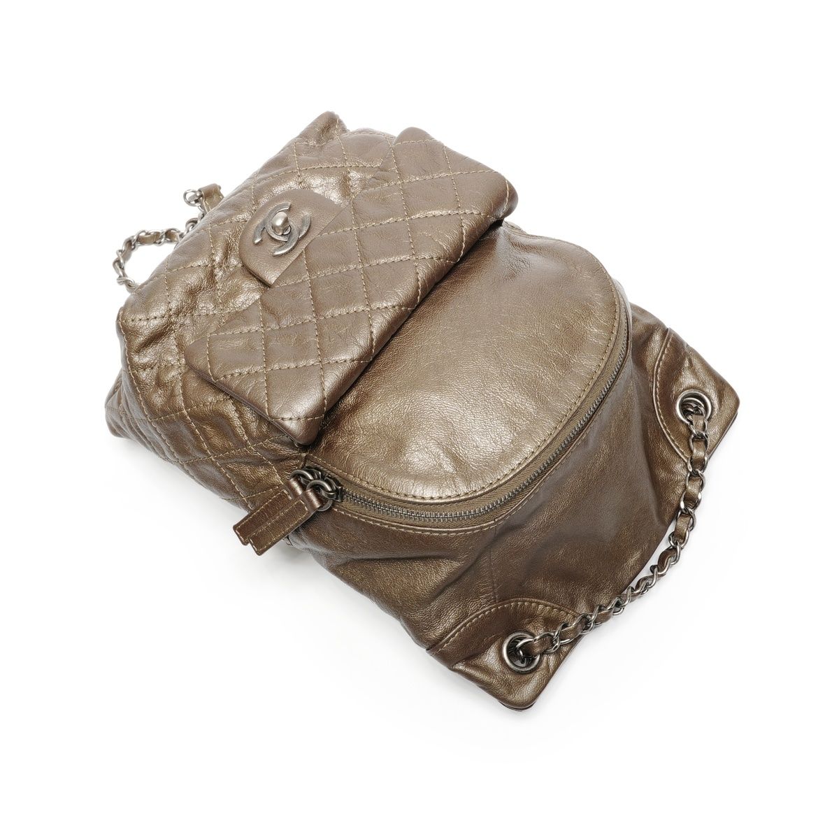 Chanel Backpack Lambskin Quilted Sac — view 8