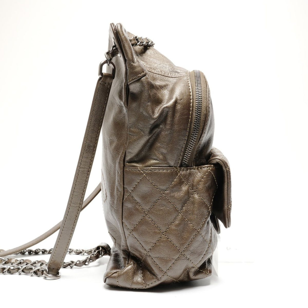 Chanel Backpack Lambskin Quilted Sac — view 3