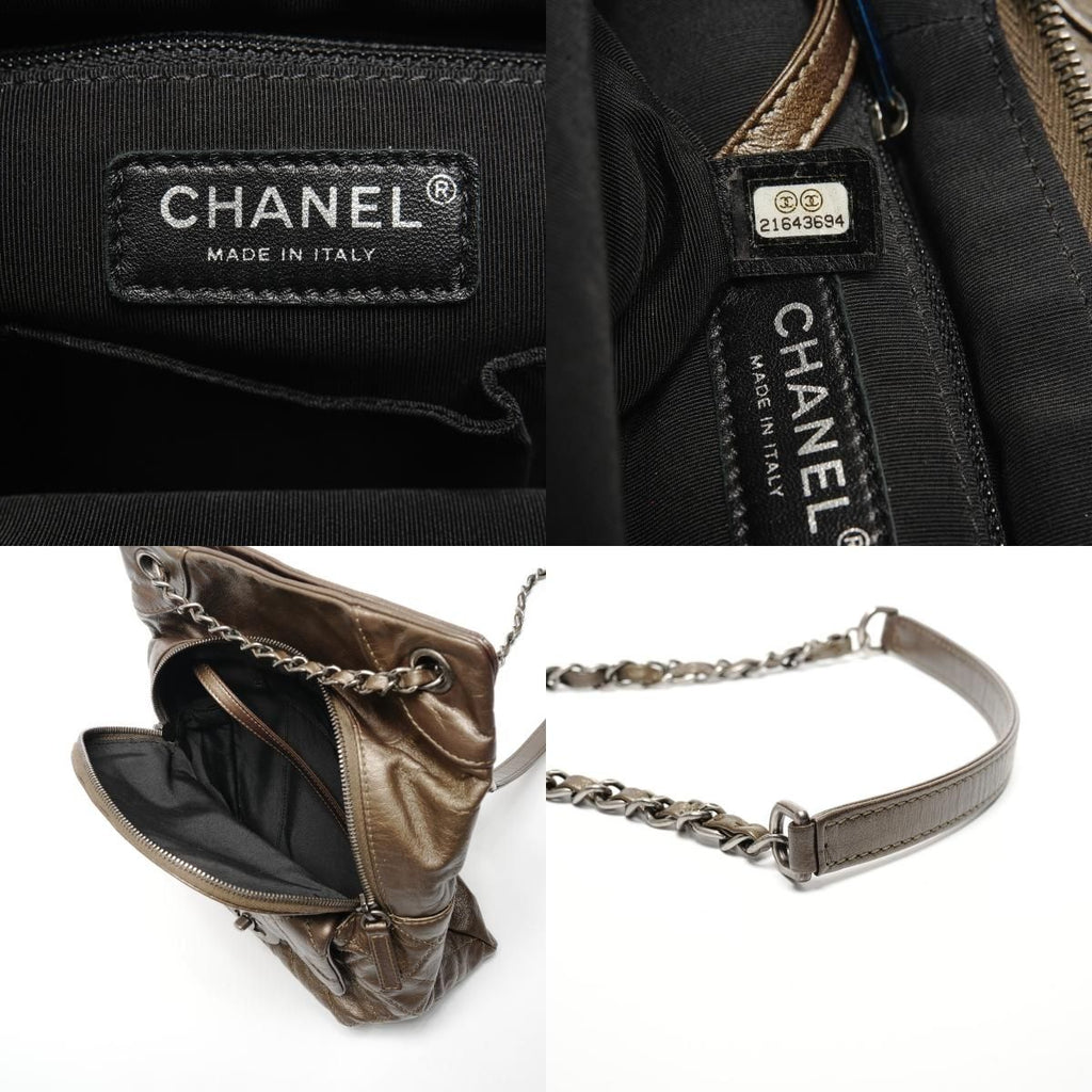 Chanel Backpack Lambskin Quilted Sac — view 9