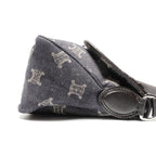 Celine Shoulder Bag Macadam Denim — view 4