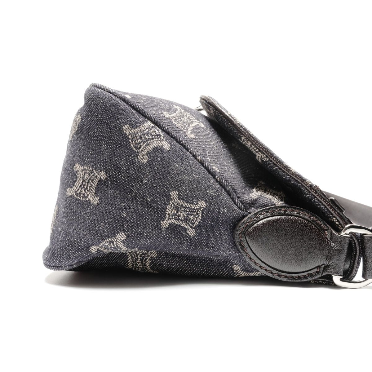 Celine Shoulder Bag Macadam Denim — view 4