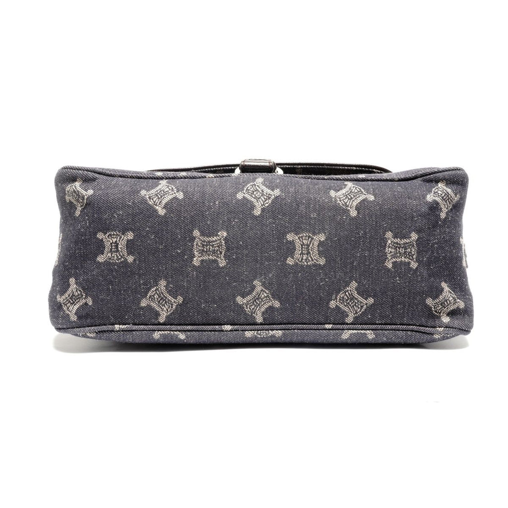 Celine Shoulder Bag Macadam Denim — view 7