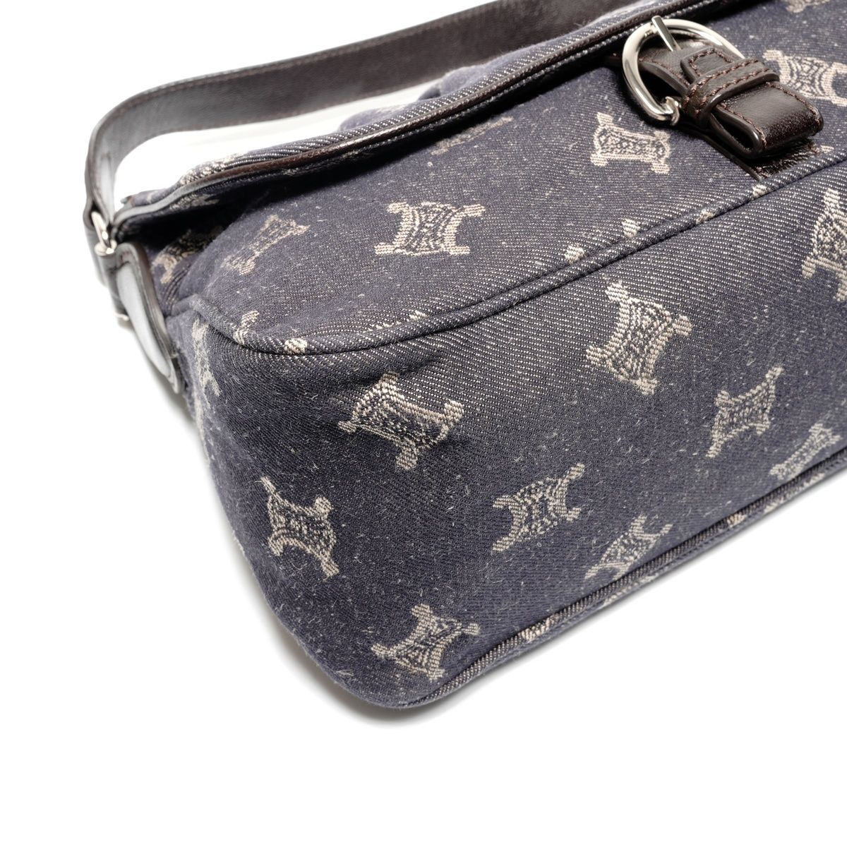 Celine Shoulder Bag Macadam Denim — view 5