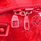Louis Vuitton Keepall Bandouliere 50 Monogram Boston Bag Red — view 7
