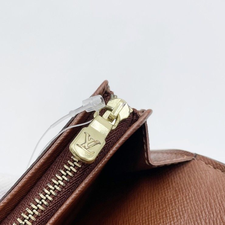 Louis Vuitton Wallet Monogram Porte Monnaie Billets Tresor Brown — view 6