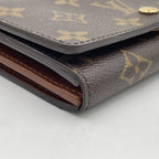 Louis Vuitton Wallet Monogram Porte Monnaie Billets Tresor Brown — view 4