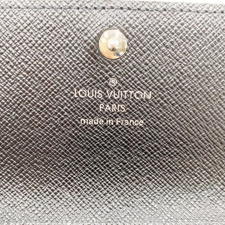 Louis Vuitton Key Case Graphite Porte Cles Voiture Black Damier Holder — view 8