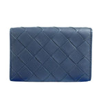 Bottega Veneta Key Case Ring Intrecciato Navy Leather Rows — view 2