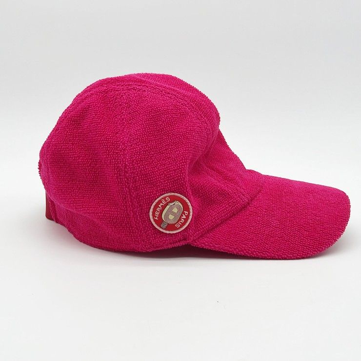 Hermes Cap Pink Cotton — view 2