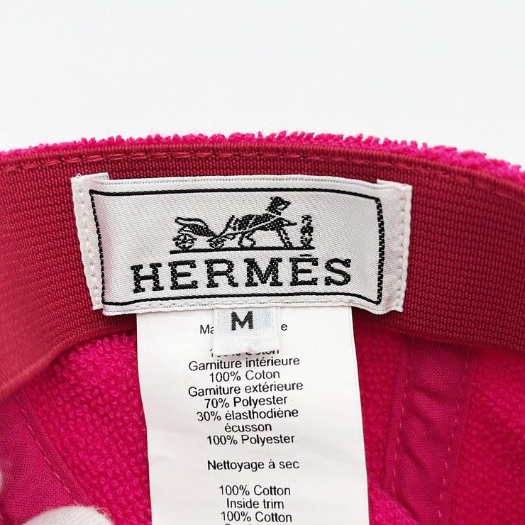 Hermes Cap Pink Cotton — view 8