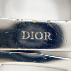 Dior Necklace Chain Link Silver Metal CD Logo — view 4