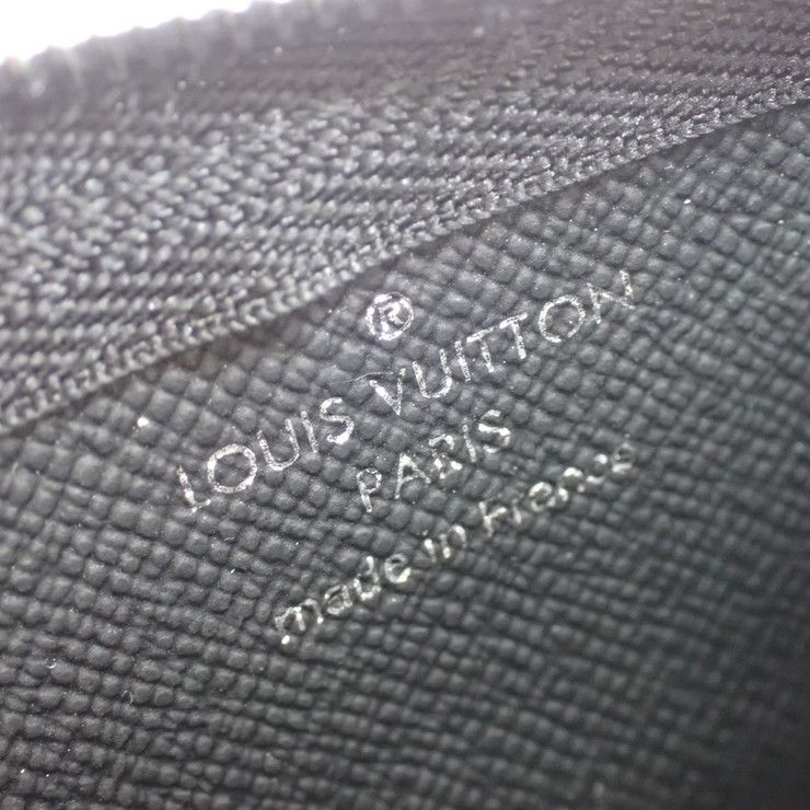 Louis Vuitton Coin Case Damier Graphite Pochette Cles Black Gray — view 5