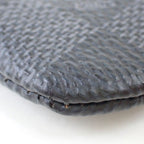 Louis Vuitton Coin Case Damier Graphite Pochette Cles Black Gray — view 3