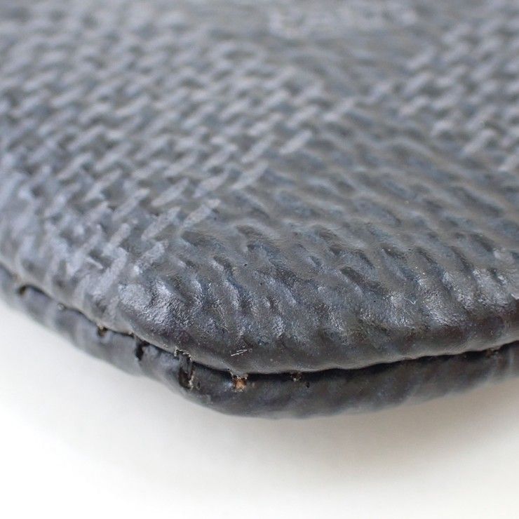 Louis Vuitton Coin Case Damier Graphite Pochette Cles Black Gray — view 3