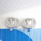 Dior Earrings Clair de Lune Silver Metal — view 2
