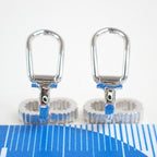 Dior Earrings Clair de Lune Silver Metal — view 3