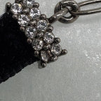 Dior Necklace J'adior Choker Silver Black Metal Velvet — view 7