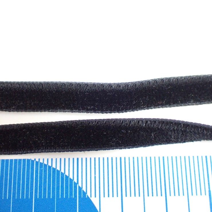 Dior Necklace J'adior Choker Silver Black Metal Velvet — view 4