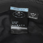 Prada Bucket Hat Re-Nylon Nero — view 4