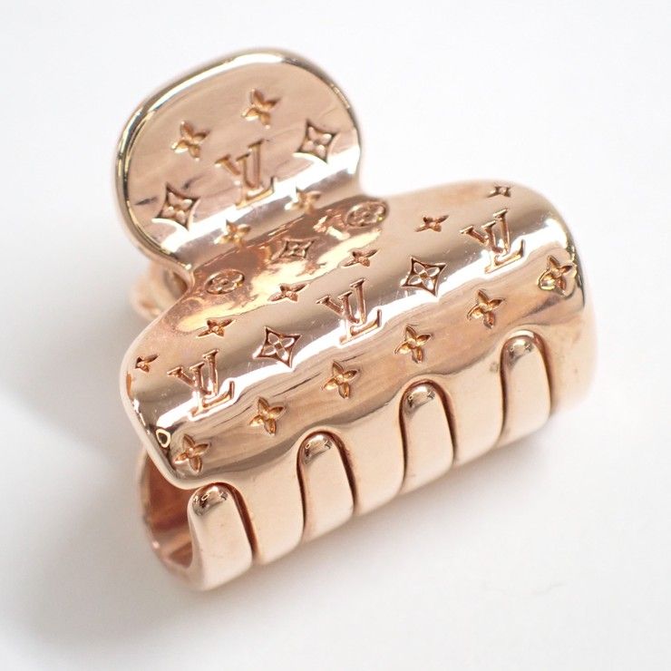 Louis Vuitton Hair Clip Accessoire Nanogram PM Gold Rose X — view 6