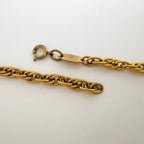 Chanel CC Logo Faux Pearl Necklace Gold Plated — view 3