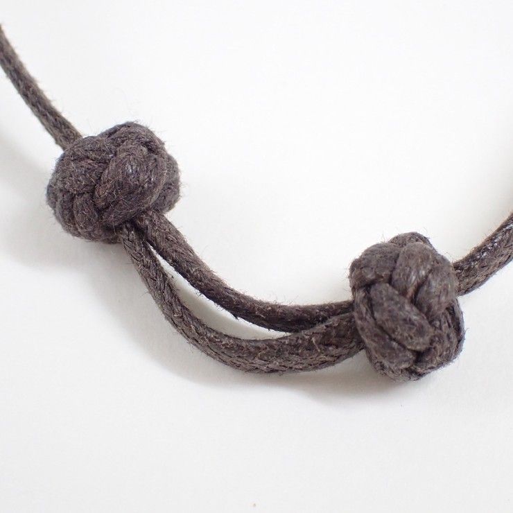 Hermes Necklace Lift GM Jaune Brown Buffalo Horn — view 5