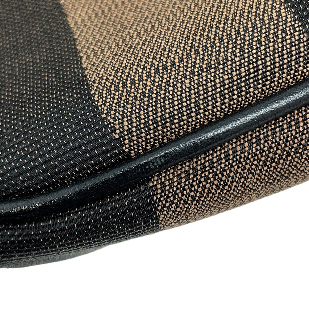 Fendi Belt Bag Pecan Stripe Pouch Black Brown — view 8