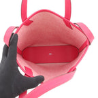 Hermes Tote H-en-Billets PM Franboise Toile Ash Swift 2-Way Framboise — view 6