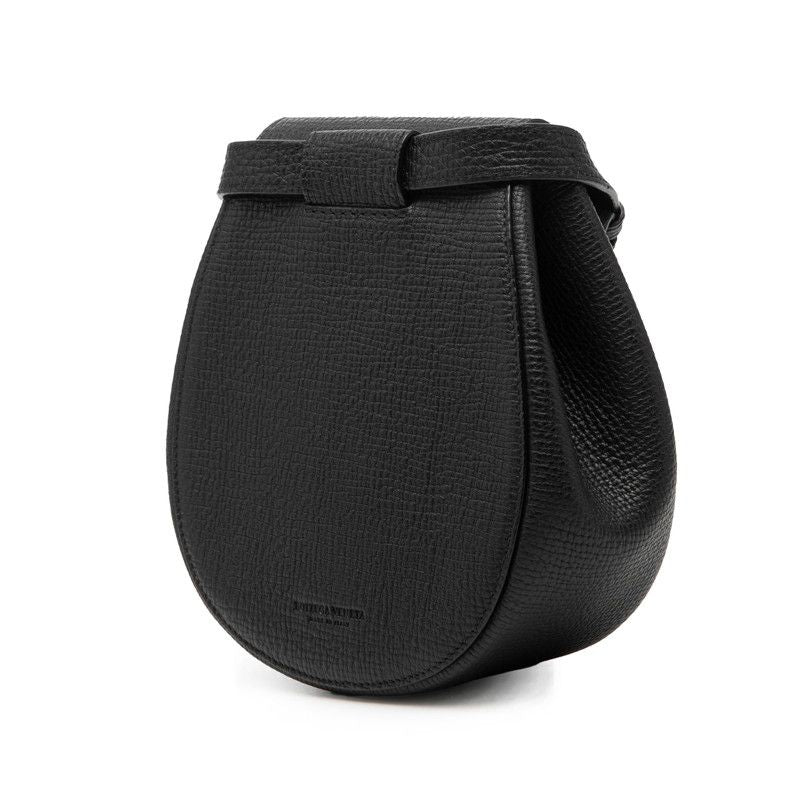 Bottega Veneta Shoulder Bag Pouch Black Leather — view 2