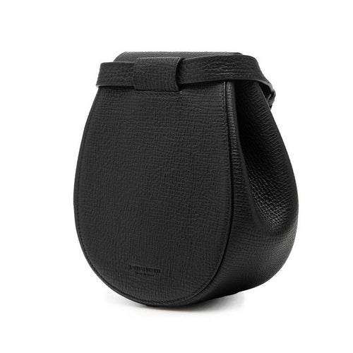 Bottega Veneta Shoulder Bag Pouch Black Leather — view 2