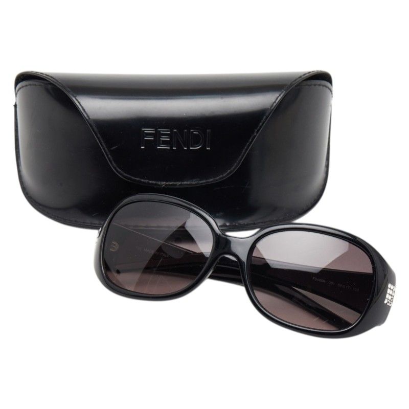 Fendi Logo Black Plastic Shoulder Bag — view 7
