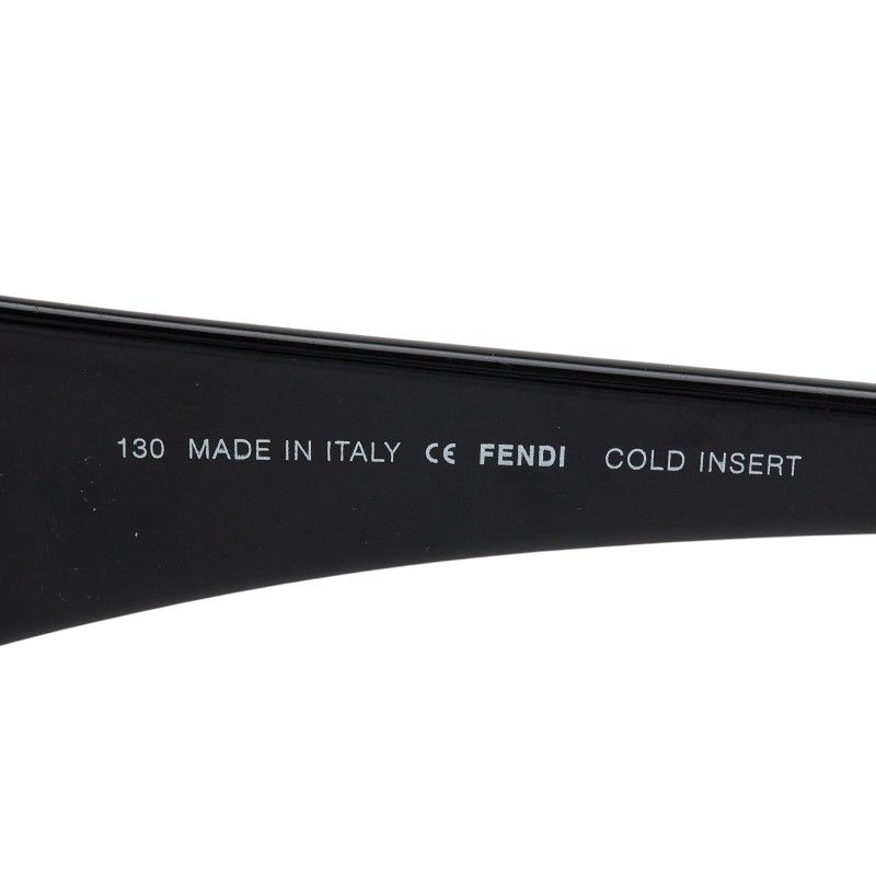 Fendi Logo Black Plastic Shoulder Bag — view 6
