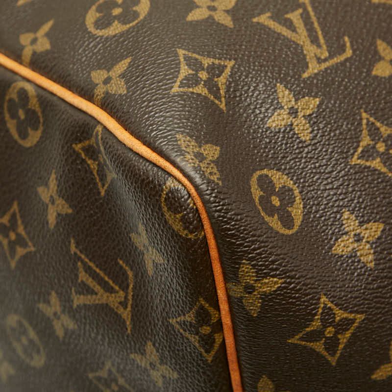 Louis Vuitton Monogram Keepall 60 Boston Bag Brown — view 5