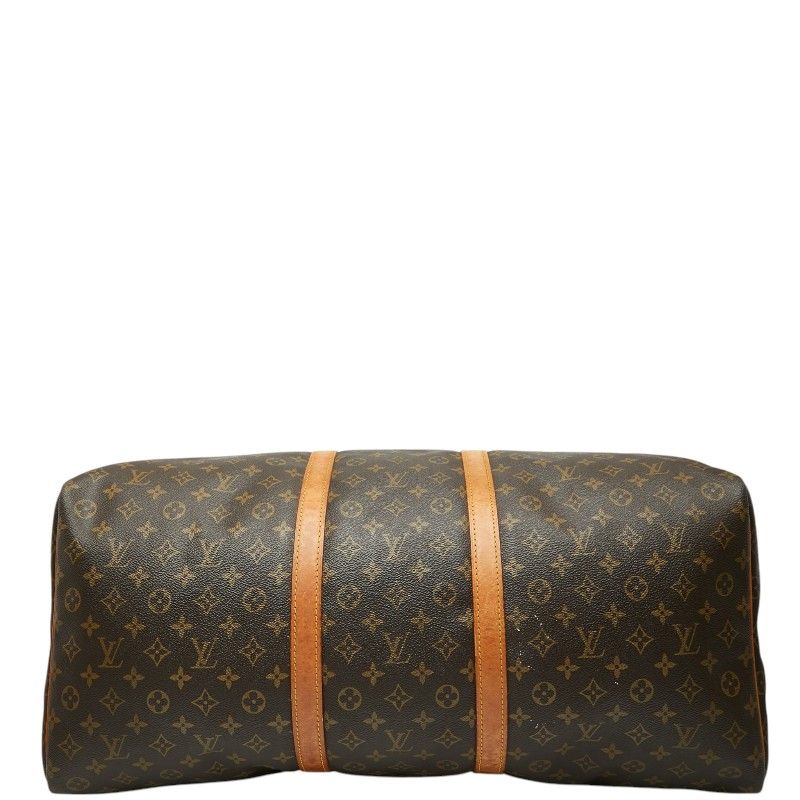 Louis Vuitton Monogram Keepall 60 Boston Bag Brown — view 3