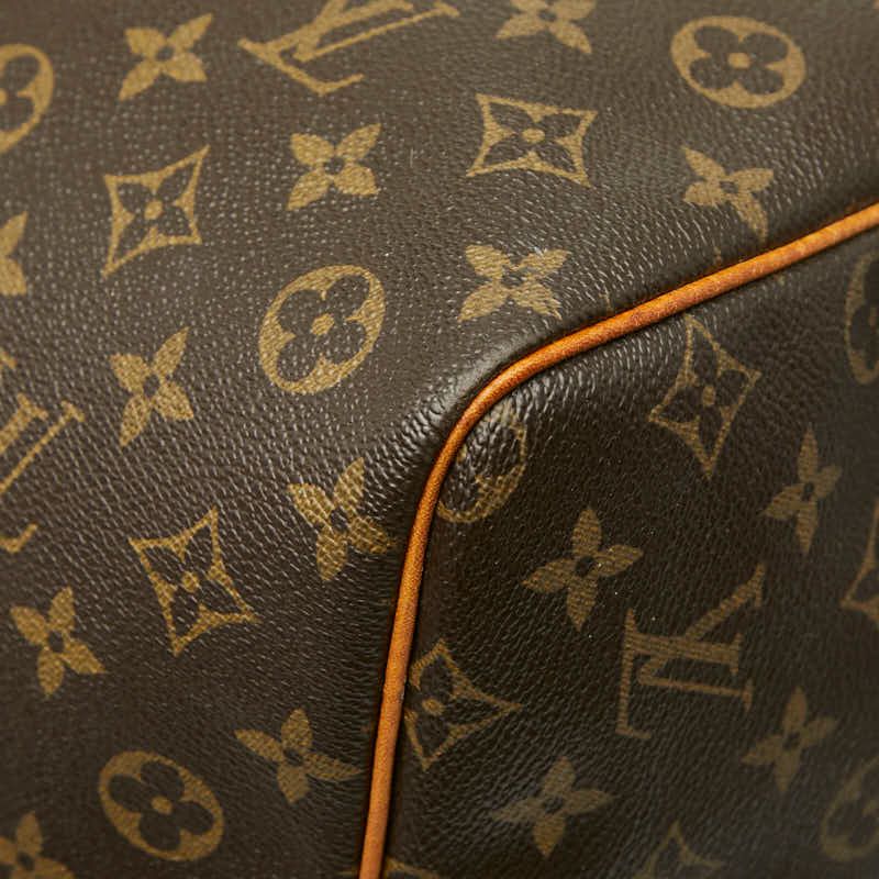 Louis Vuitton Monogram Keepall 60 Boston Bag Brown — view 4