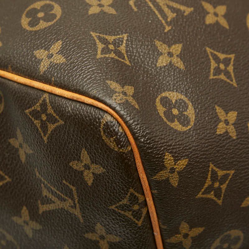 Louis Vuitton Monogram Keepall 60 Boston Bag Brown — view 7