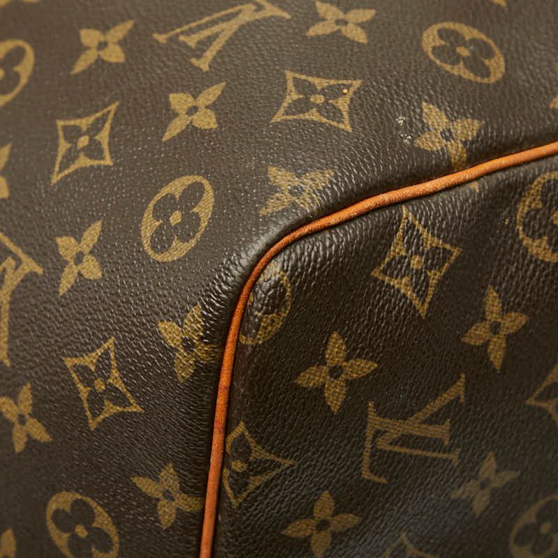 Louis Vuitton Monogram Keepall 60 Boston Bag Brown — view 6