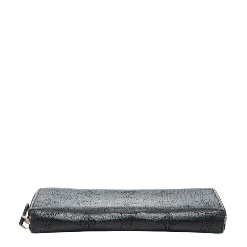 Louis Vuitton Monogram Mahina Zippy Wallet Zip Around Noir Black — view 3