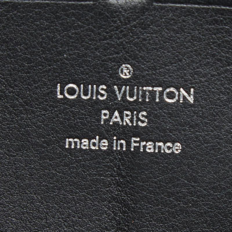 Louis Vuitton Monogram Mahina Zippy Wallet Zip Around Noir Black — view 7