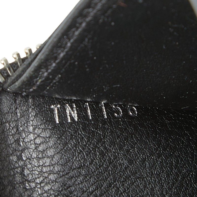 Louis Vuitton Monogram Mahina Zippy Wallet Zip Around Noir Black — view 8