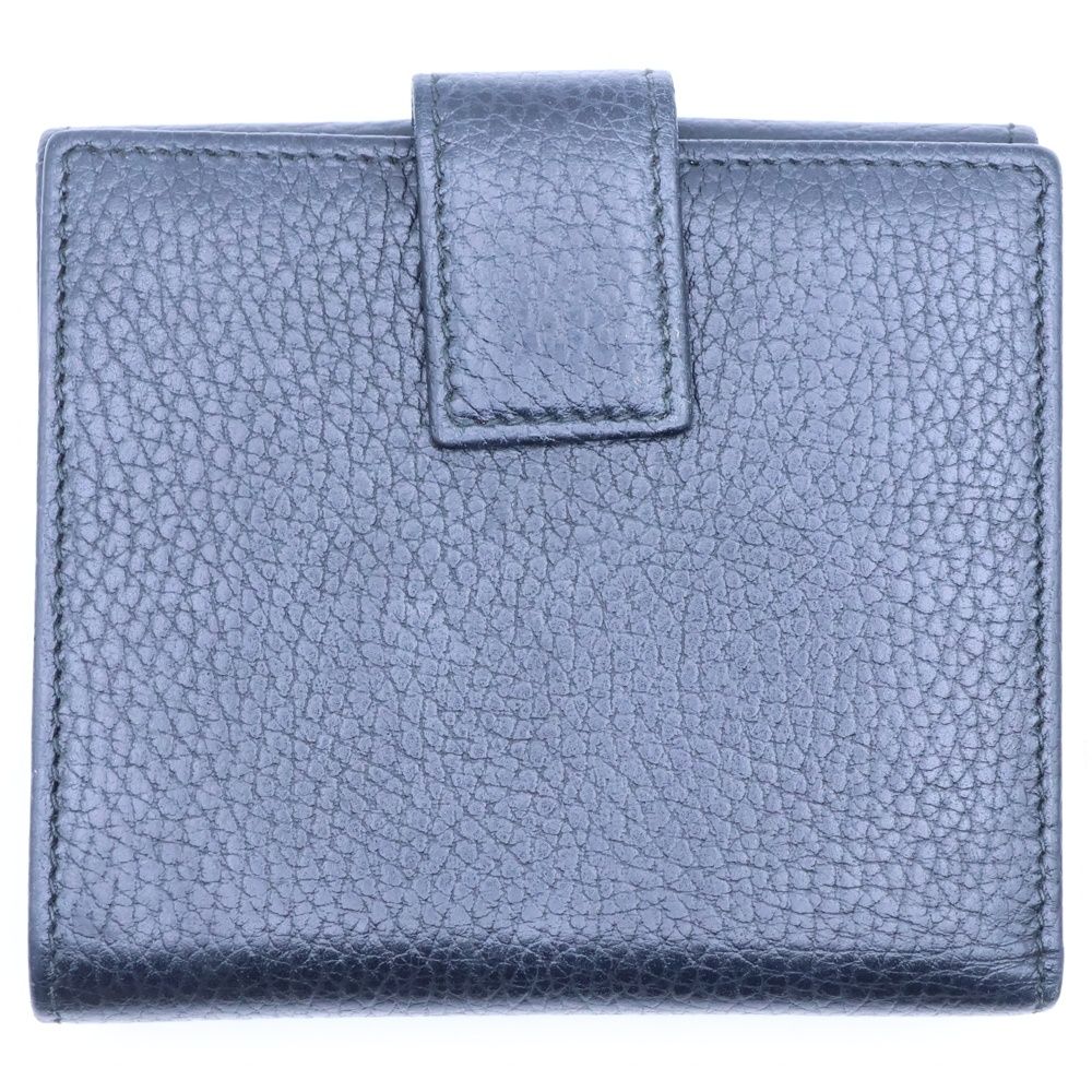 Gucci GG Marmont Leather Compact Wallet Bifold Black — view 2