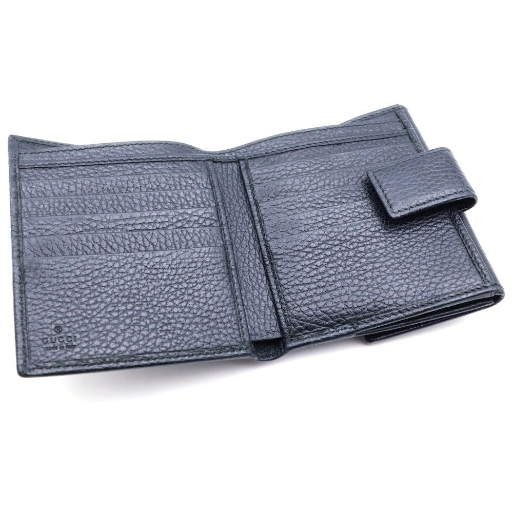 Gucci GG Marmont Leather Compact Wallet Bifold Black — view 6