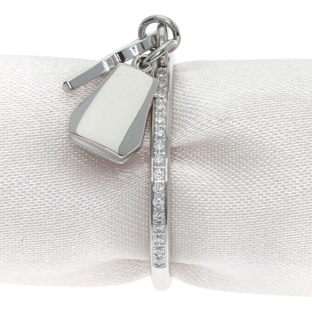 Hermes Kelly Clochette PM Diamond 53 Ring 18K White Gold — view 4