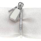 Hermes Kelly Clochette PM Diamond 53 Ring 18K White Gold — view 4