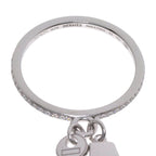 Hermes Kelly Clochette PM Diamond 53 Ring 18K White Gold — view 6