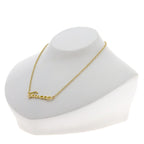 Gucci Logo Necklace 18K Yellow Gold — view 4