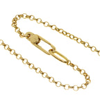Gucci Logo Necklace 18K Yellow Gold — view 3
