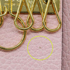Gucci Key Case Leather Petit Marmont Double Pink Holder — view 9